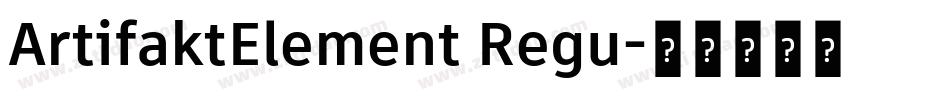 ArtifaktElement Regu字体转换